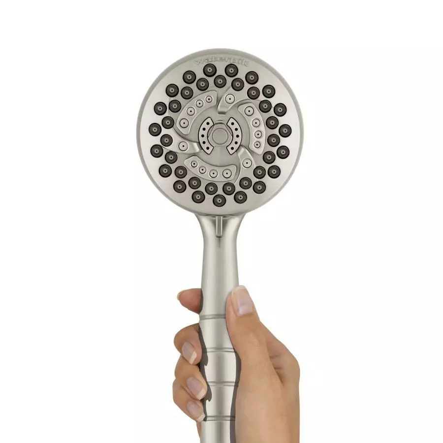 Waterpik PowerPulse Massage Brushed Nickel 7-Spray Handheld Shower 2.5-GPM (9.5-LPM) 3 Waterpik PowerPulse Massage Brushed Nickel 7-Spray Handheld Shower 2.5-GPM (9.5-LPM)