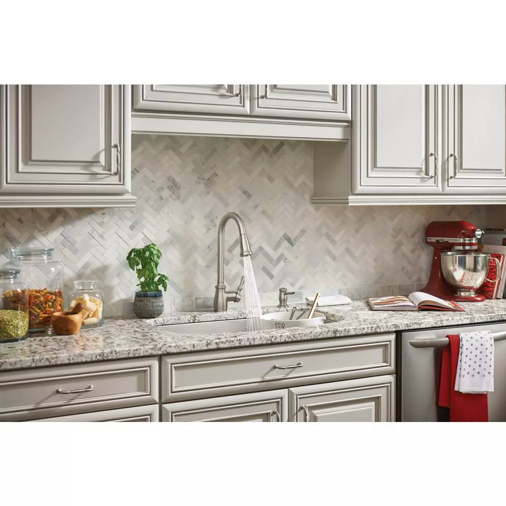 In Stock Hardwarestore Delivery Fieldstone Single-Handle Pull-Down Sprayer Kitchen Faucet With Reflex And Power Clean In Spot Resist Stainless 7 In Stock Hardwarestore Delivery Fieldstone Single-Handle Pull-Down Sprayer Kitchen Faucet With Reflex And Power Clean In Spot Resist Stainless - Image 5