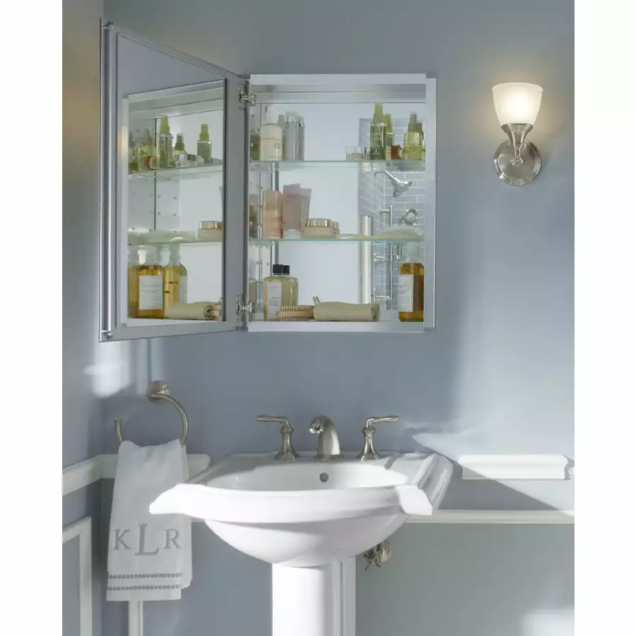 KOHLER Devonshire Vibrant Brushed Nickel 2-handle Widespread WaterSense Bathroom Sink Faucet With Drain 7 KOHLER Devonshire Vibrant Brushed Nickel 2-handle Widespread WaterSense Bathroom Sink Faucet With Drain - Image 5