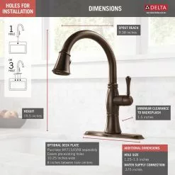 In Stock Hardwarestore Delivery Cassidy Single-Handle Pull-Down Sprayer Kitchen Faucet In Venetian Bronze -Bath and Faucet shop 08c9062c37f9362e24e5051ff07f289e 1800x1800