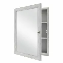 In Stock Hardwarestore Delivery 20 In. X 26 In. Recessed Or Surface Mount Framed Medicine Cabinet In Gray -Bath and Faucet shop 08ff80fb14252cad0bdc1c40e9ac8f50 52dcc1d2 817e 45f1 80b9 f1c5dd7179c2 1800x1800