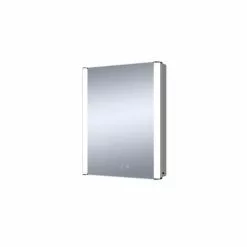 Lighted IMPRESSIONS Sperry 28-in X 27.625-in Rectangle Surface Mirrored Medicine Cabinet With Outlet And Lights -Bath and Faucet shop 094416538936xl 1800x1800