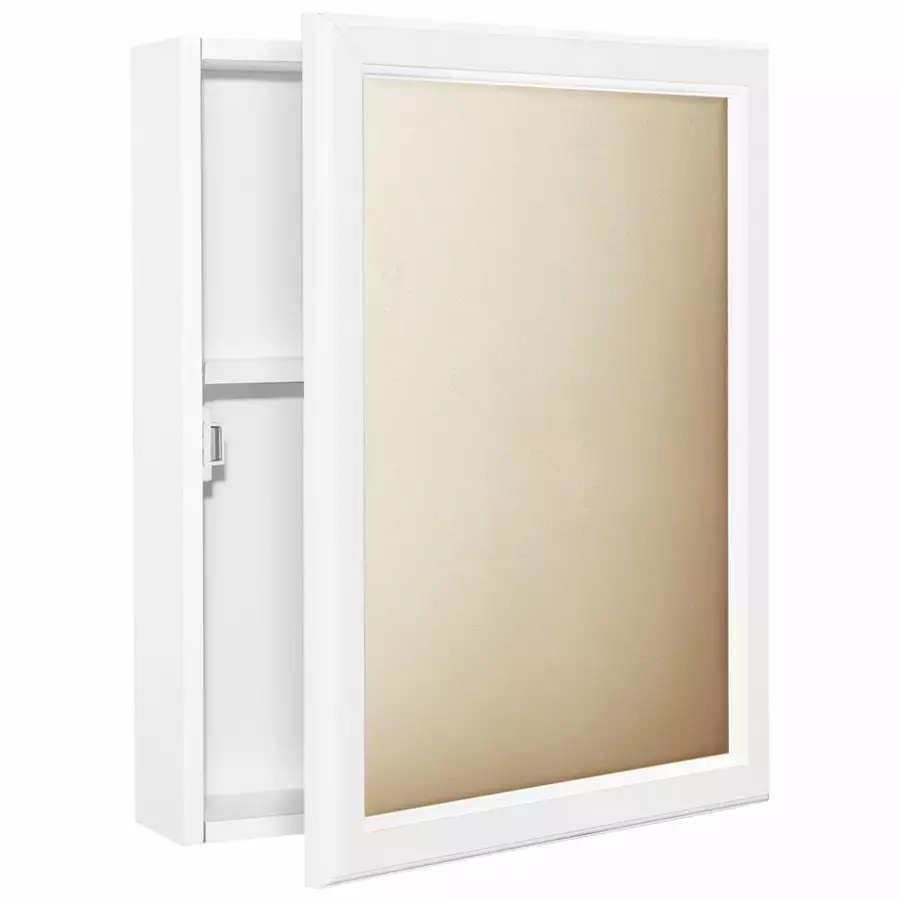 Style Selections 15.25-in X 19.25-in Rectangle Surface Mirrored Medicine Cabinet 3 Style Selections 15.25-in X 19.25-in Rectangle Surface Mirrored Medicine Cabinet