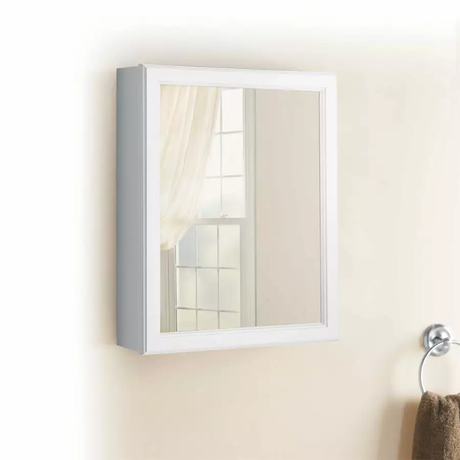 Style Selections 15.25-in X 19.25-in Rectangle Surface Mirrored Medicine Cabinet 4 Style Selections 15.25-in X 19.25-in Rectangle Surface Mirrored Medicine Cabinet - Image 2