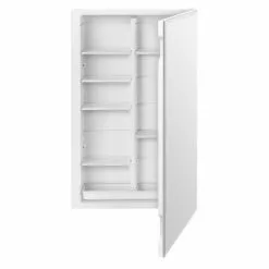 Style Selections 15.375-in X 26-in Rectangle Surface/Recessed Mirrored Medicine Cabinet -Bath and Faucet shop 094803133652 15523164 1800x1800