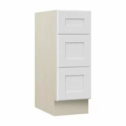 VILLA BATH By RSI Sanabelle 12-in W X 33.5-in H X 21.5-in D 3-Drawer Freestanding Cabinet Banks