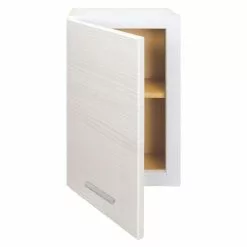 Style Selections Acadia 12-in W X 20-in H X 6.93-in D White Bathroom Wall Cabinet -Bath and Faucet shop 094803145112 08862637 1800x1800