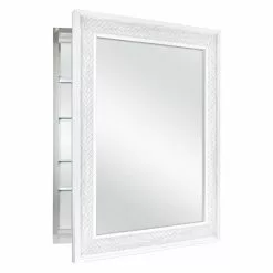 In Stock Hardwarestore Delivery 24 In. X 30 In. Fog Free Recessed Or Surface Mount Herringbone Medicine Cabinet -Bath and Faucet shop 09785cfd0a807fd6b12a0aae39c56fdb 1800x1800