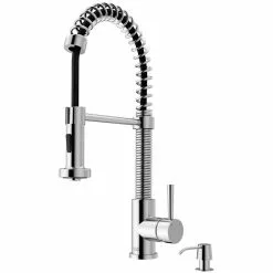 In Stock Hardwarestore Delivery Edison Single-Handle Pull-Down Sprayer Kitchen Faucet With Soap Dispenser In Matte Black 15 In Stock Hardwarestore Delivery Edison Single-Handle Pull-Down Sprayer Kitchen Faucet With Soap Dispenser In Matte Black -Bath and Faucet shop 09c53814d8f4c80ff6cb078340230772 1800x1800