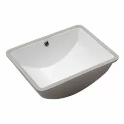 Boyel Living 18 In. X 14 In. Vessel Sink Rectangle Undermount Bathroom Sink White -Bath and Faucet shop 0de8e1563d368db8beb279098b44976a bff089d0 d102 4af6 ba22 6e30155fc9ad 1800x1800