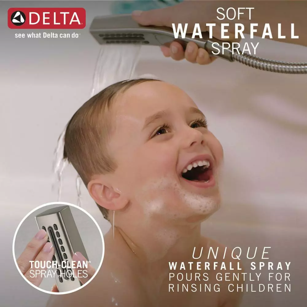 In Stock Hardwarestore Delivery In2ition Two-in-One 5-Spray 6 In. Dual Wall Mount Fixed And Handheld Shower Head In Chrome 9 In Stock Hardwarestore Delivery In2ition Two-in-One 5-Spray 6 In. Dual Wall Mount Fixed And Handheld Shower Head In Chrome - Image 7