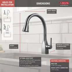 In Stock Hardwarestore Delivery Mateo Single-Handle Pull-Down Sprayer Kitchen Faucet With ShieldSpray Technology In Arctic Stainless -Bath and Faucet shop 0e5575731e1a69402bea3c0c863a76ed 1800x1800