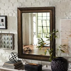 In Stock Hardwarestore Delivery 29 In. X 35 In. Beaded Mirror In Bronze -Bath and Faucet shop 0f9539429768bf9e45145d744485c6f7 1800x1800