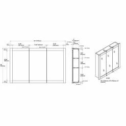 Design House Ventura 48-in X 30-in Rectangle Surface Pine Mirrored Medicine Cabinet 13 Design House Ventura 48-in X 30-in Rectangle Surface Pine Mirrored Medicine Cabinet -Bath and Faucet shop 1001573572 13259113 1800x1800