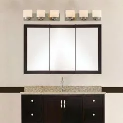 Design House Ventura 48-in X 30-in Rectangle Surface Pine Mirrored Medicine Cabinet 14 Design House Ventura 48-in X 30-in Rectangle Surface Pine Mirrored Medicine Cabinet -Bath and Faucet shop 1001573572 13259114 1800x1800