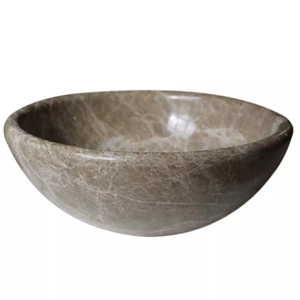 In Stock Hardwarestore Delivery Round Natural Stone Vessel Sink In Grey 6 In Stock Hardwarestore Delivery Round Natural Stone Vessel Sink In Grey - Image 4