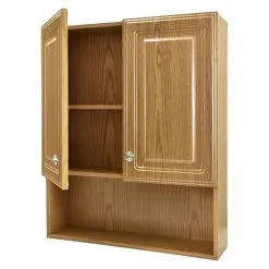 In Stock Hardwarestore Delivery 23-1/8 In. W X 27-7/8 In. H Framed Surface-Mount Bathroom Medicine Cabinet In Oak -Bath and Faucet shop 109f9c6f3091998173fd6cb8ea9778e5 1800x1800