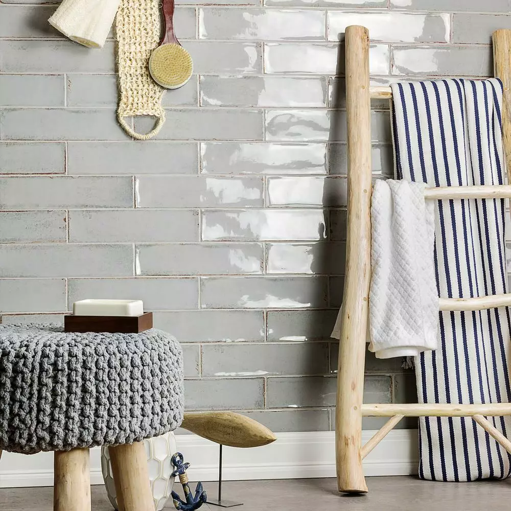 Ivy Hill Tile Moze Gray 3 In. X 12 In. 9 Mm Ceramic Wall Tile (22-Piece) (5.38 Sq. Ft./ Box) 4 Ivy Hill Tile Moze Gray 3 In. X 12 In. 9 Mm Ceramic Wall Tile (22-Piece) (5.38 Sq. Ft./ Box) - Image 2