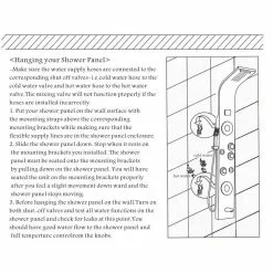 In Stock Hardwarestore Delivery 53 In. 10-Jet Shower Panel System In Brushed Nickel With LED Rainfall Waterfall Shower Head Handshower And Tub Spout 17 In Stock Hardwarestore Delivery 53 In. 10-Jet Shower Panel System In Brushed Nickel With LED Rainfall Waterfall Shower Head Handshower And Tub Spout -Bath and Faucet shop 10f16c073482df3a44c34b01b8feb543 04b86217 6d9b 4fe2 a58e 61d3d109814f 1800x1800