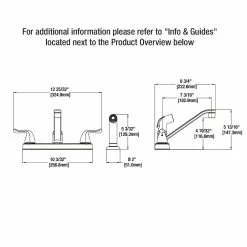 In Stock Hardwarestore Delivery Constructor 2-Handle Standard Kitchen Faucet With Side Sprayer In Chrome -Bath and Faucet shop 1106bdb6b52d3f75623728e1b14f77bc 1800x1800