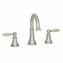 In Stock Hardwarestore Delivery Courant 8 In. Widespread 2-Handle Bathroom Faucet In Brushed Nickel (2-Pack Combo) -Bath and Faucet shop 113cefdc776ac9d9ecb856876cc7025a 1800x1800