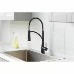 In Stock Hardwarestore Delivery Brenner Commercial Style Single-Handle Pull-Down Sprayer Kitchen Faucet In Oil Rubbed Bronze Finish -Bath and Faucet shop 1232de5211bdd63118c979f679986df9 1800x1800
