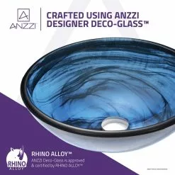 ANZZI Soave Series Deco-Glass Vessel Sink In Sapphire Wisp -Bath and Faucet shop 123788631dcab26eddf8c41f6e0b6213 1800x1800