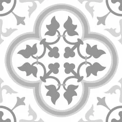 FloorPops Grey 12-in X 12-in Water Resistant Peel And Stick Vinyl Tile Flooring (20-sq Ft)