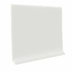 Flexco True White 6-in X 48-in Vinyl Floor Base