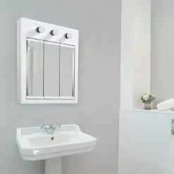 In Stock Hardwarestore Delivery Concord 24 In. X 30 In. 3-Light Tri-View Surface-Mount Medicine Cabinet In White Gloss 17 In Stock Hardwarestore Delivery Concord 24 In. X 30 In. 3-Light Tri-View Surface-Mount Medicine Cabinet In White Gloss -Bath and Faucet shop 126d83a494dbad5a0efe87dc5ca48383 1800x1800