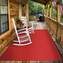 House Home & More Indoor/Outdoor Carpet With Rubber Marine Backing - Red 6' X 10' - Several Sizes Available - Carpet Flooring For Patio, Porch, Deck, Boat, Basement Or Garage -Bath and Faucet shop 13d07349 aa6d 41d6 ba24 3b8ae8899629 1.245082160a287446805d0934f200c6b0 1800x1800