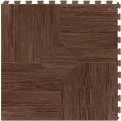 Perfection Floor Tile Bordeaux Wood Collection Bordeaux Driftwood/Satin 20-in X 20-in Water Resistant Interlocking Luxury Flooring (16.7-sq Ft) -Bath and Faucet shop 14125275 675ef1d3 ec93 44bf be4f 6a8d28edefef 1800x1800
