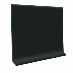 Flexco Black Dahlia 6-in X 48-in Vinyl Floor Base