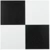 Achim Sterling Black And White 12-in X 12-in Water Resistant Peel And Stick Vinyl Tile Flooring (20-sq Ft)