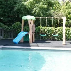 Rubber-Cal "Eco-Safety" Interlocking Playground Tiles - 3 X 19.5 X 19.5 Inch - One Tile - 2.77 Square Feet - Blue/White Speckled -Bath and Faucet shop 147dec90 4acf 4ad1 b014 5b83bb6c5a69.2e9eb60cc43d347e7337e2cdc000b20f 1800x1800