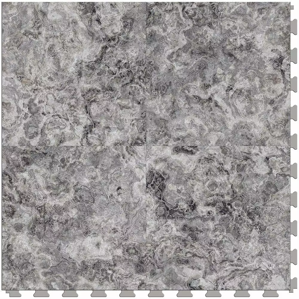 Perfection Floor Tile Breccia Collection Breccia Crema/Satin 20-in X 20-in Water Resistant Interlocking Luxury Flooring (16.7-sq Ft) 5 Perfection Floor Tile Breccia Collection Breccia Crema/Satin 20-in X 20-in Water Resistant Interlocking Luxury Flooring (16.7-sq Ft) - Image 3
