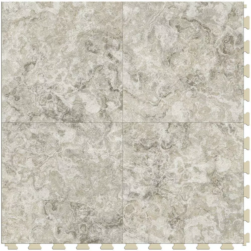 Perfection Floor Tile Breccia Collection Breccia Crema/Satin 20-in X 20-in Water Resistant Interlocking Luxury Flooring (16.7-sq Ft) 6 Perfection Floor Tile Breccia Collection Breccia Crema/Satin 20-in X 20-in Water Resistant Interlocking Luxury Flooring (16.7-sq Ft) - Image 4