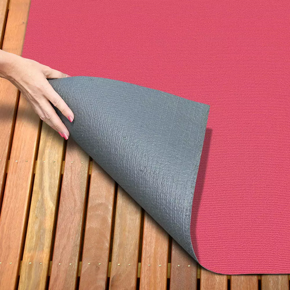 House Home & More Indoor/Outdoor Carpet With Rubber Marine Backing - Pink 6' X 10' - Several Sizes Available - Carpet Flooring For Patio, Porch, Deck, Boat, Basement Or Garage 4 House Home & More Indoor/Outdoor Carpet With Rubber Marine Backing - Pink 6' X 10' - Several Sizes Available - Carpet Flooring For Patio, Porch, Deck, Boat, Basement Or Garage - Image 2