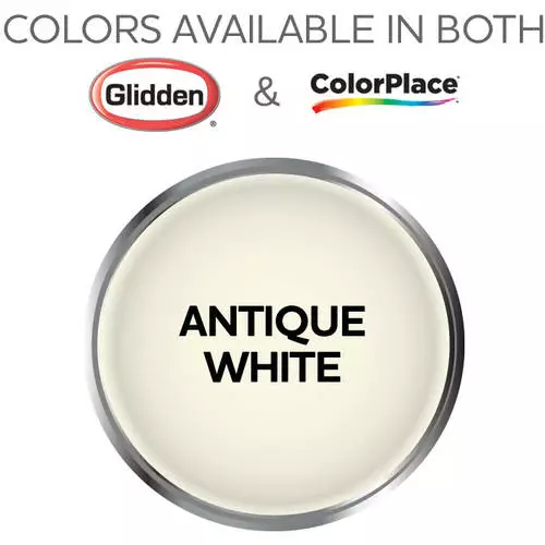 ColorPlace Pre Mixed Ready To Use, Interior Paint, Antique White, Flat Finish, 1 Gallon 4 ColorPlace Pre Mixed Ready To Use, Interior Paint, Antique White, Flat Finish, 1 Gallon - Image 2