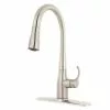 In Stock Hardwarestore Delivery Simplice Single-Handle Pull-Down Sprayer Kitchen Faucet In Vibrant Stainless With DockNetik And Sweep Spray -Bath and Faucet shop 1531193b6519b7386574637409dffb40 1800x1800