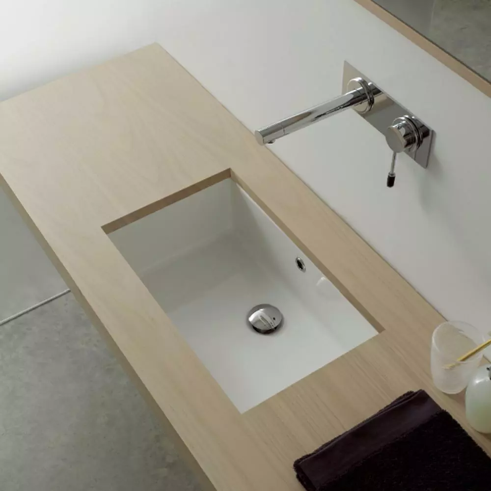 Nameeks Miky Undermount Bathroom Sink In White 4 Nameeks Miky Undermount Bathroom Sink In White - Image 2