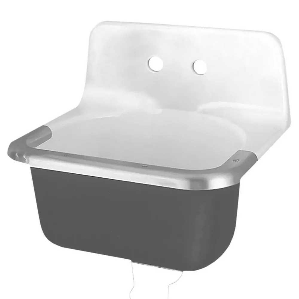 American Standard Lakewell Wall-Mount Bathroom Sink In White 3 American Standard Lakewell Wall-Mount Bathroom Sink In White