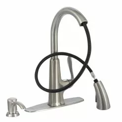 In Stock Hardwarestore Delivery Pasadena Single-Handle Pull-Down Sprayer Kitchen Faucet With Soap Dispenser In Stainless Steel 14 In Stock Hardwarestore Delivery Pasadena Single-Handle Pull-Down Sprayer Kitchen Faucet With Soap Dispenser In Stainless Steel -Bath and Faucet shop 173666a52513075821c5a50a70fb4cb7 1800x1800
