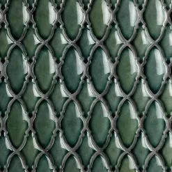 Bond Tile Divine Valor Deep Emerald 9 In. X 12 In. Glazed Ceramic Mosaic Tile (0.60 Sq. Ft.) 10 Bond Tile Divine Valor Deep Emerald 9 In. X 12 In. Glazed Ceramic Mosaic Tile (0.60 Sq. Ft.) -Bath and Faucet shop 173db9de eeb1 4638 a5b6 6c7f751be335.3d57f09db411af3df30c5343247ca771 1800x1800