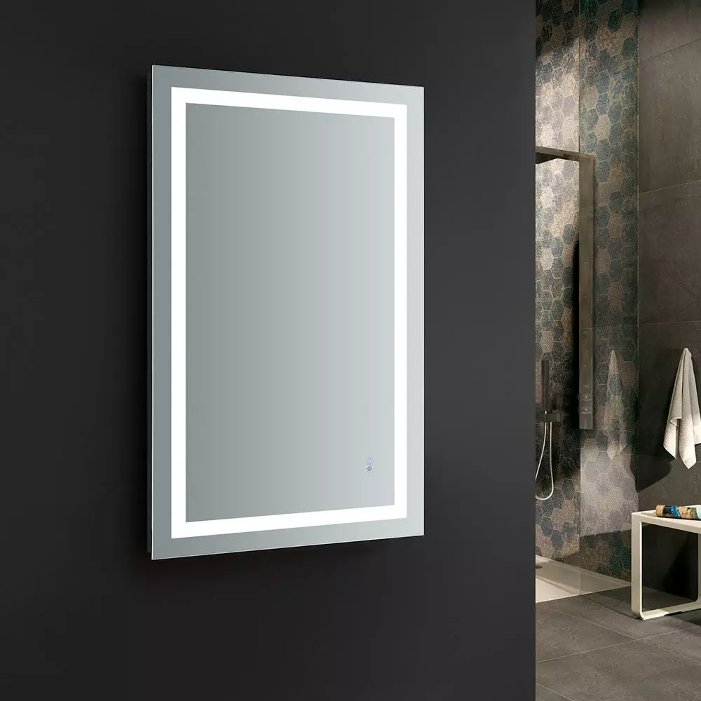 In Stock Hardwarestore Delivery Santo 48 In. W X 30 In. H Frameless Single Bathroom Mirror With LED Lighting And Mirror Defogger 5 In Stock Hardwarestore Delivery Santo 48 In. W X 30 In. H Frameless Single Bathroom Mirror With LED Lighting And Mirror Defogger - Image 3