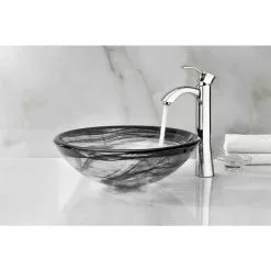 ANZZI Mezzo Series Vessel Sink With Pop-Up Drain In Slumber Wisp -Bath and Faucet shop 19023edc7d7d833fc6b25b4e1fcb52d5 1800x1800