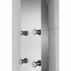 ANZZI Fontan Brushed Steel 6-Spray Shower Panel System (Valve Included) -Bath and Faucet shop 191042003453 09081406 1800x1800