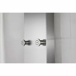 ANZZI Fontan Brushed Steel 6-Spray Shower Panel System (Valve Included) -Bath and Faucet shop 191042003453 09081409 1800x1800