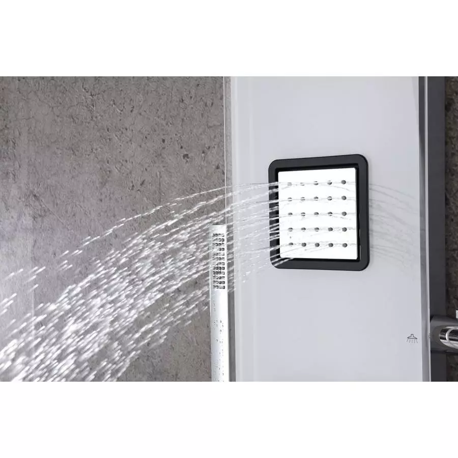 ANZZI Leopard White 3-Spray Shower Panel System (Valve Included) 8 ANZZI Leopard White 3-Spray Shower Panel System (Valve Included) - Image 6