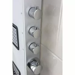 ANZZI Leopard White 3-Spray Shower Panel System (Valve Included) 19 ANZZI Leopard White 3-Spray Shower Panel System (Valve Included) -Bath and Faucet shop 191042003514 09063734 1800x1800